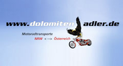 Motorrad-Spedition �sterreich Alpen Dolomiten